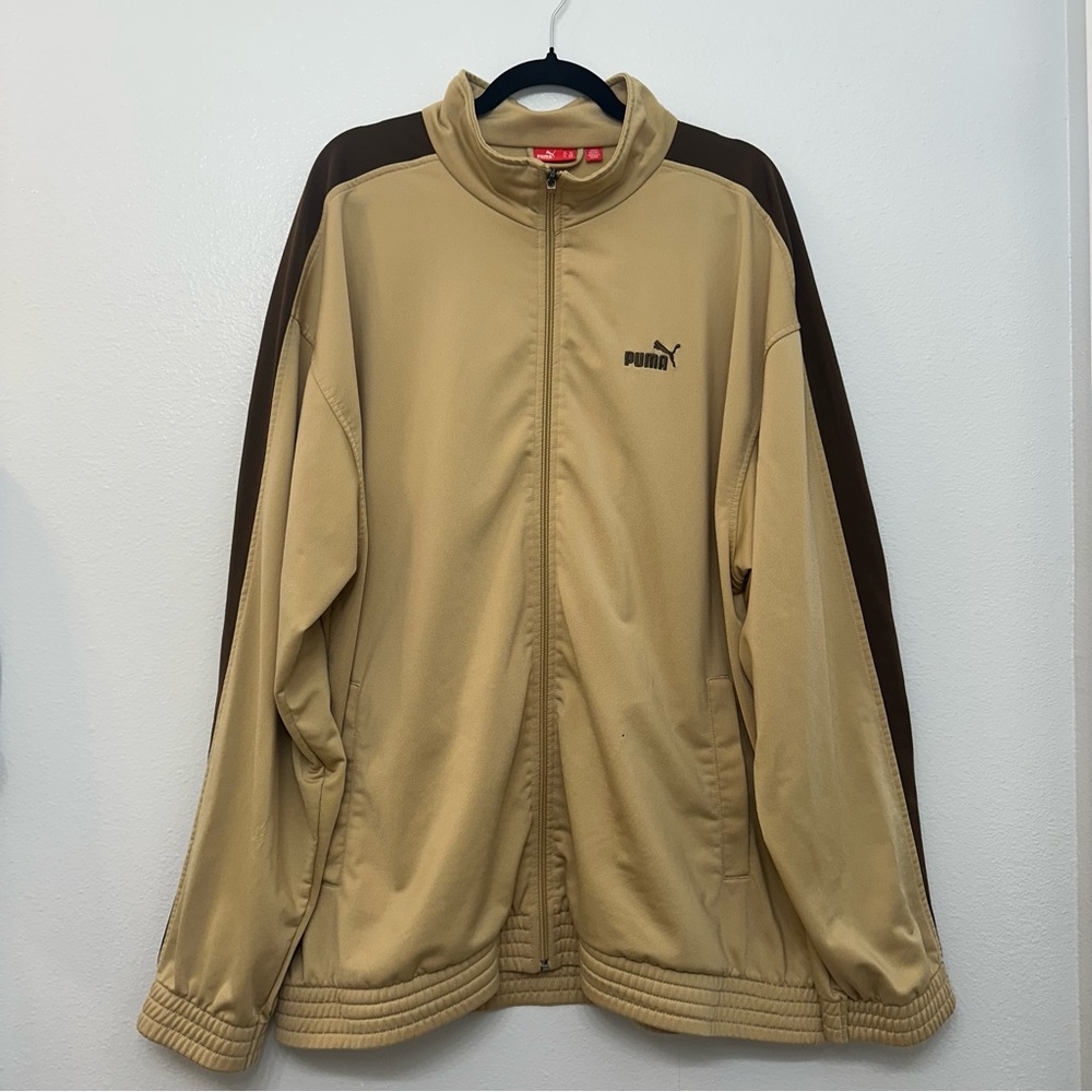 Puma Y2K Track‎ Jacket Khaki/Brown Size XXL